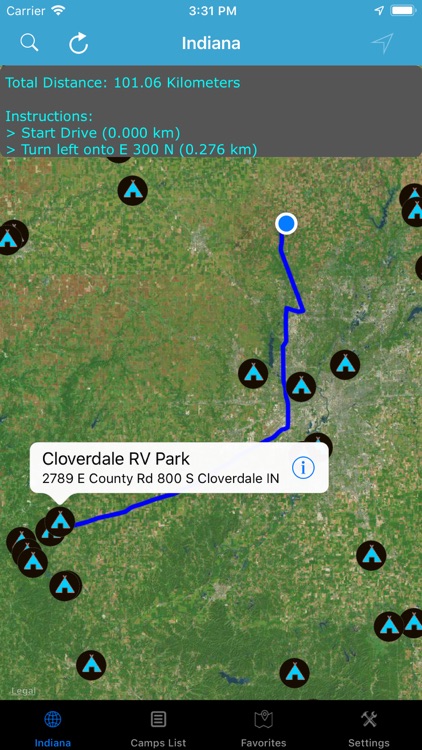 Indiana – Campgrounds RV Parks