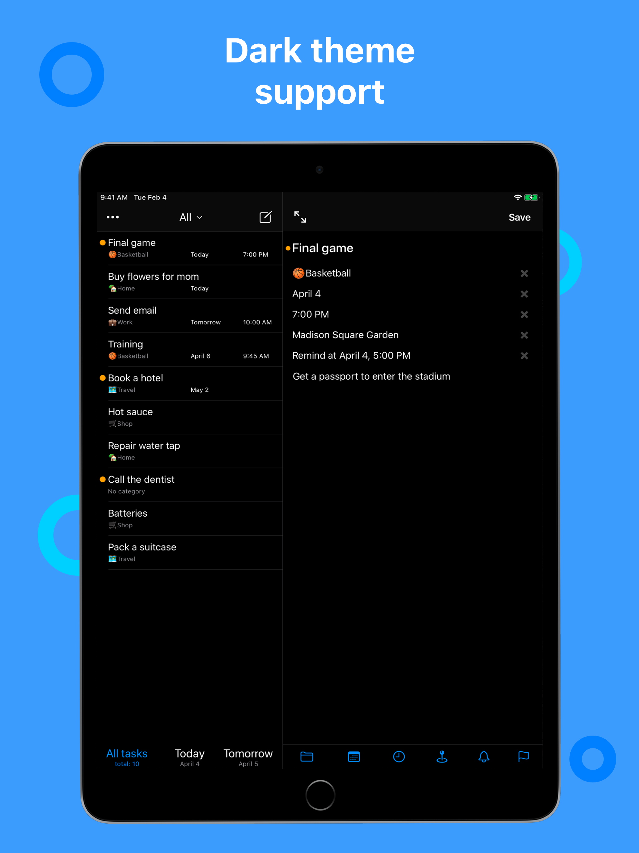 Taskline - task manager, notes screenshot 12
