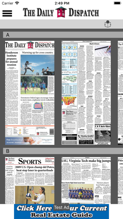 The Daily Dispatch iPhone screenshot 5 - News app