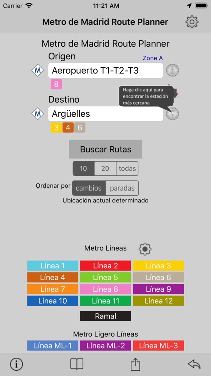 Madrid Metro Route Planner screenshot-6