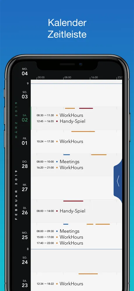 WorkHours: Zeiterfassung