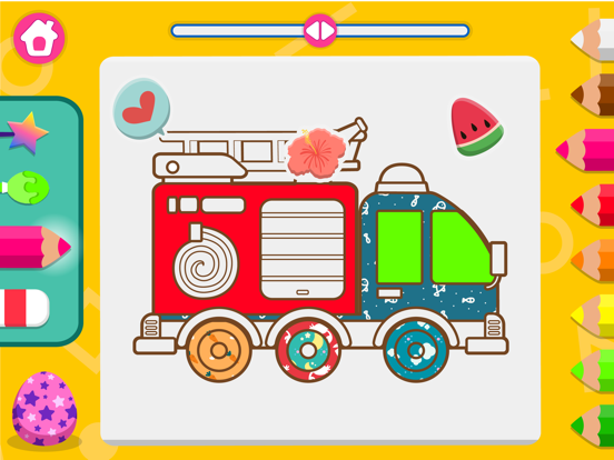 Screenshot #6 pour CandyBots Coloring - Baby Game