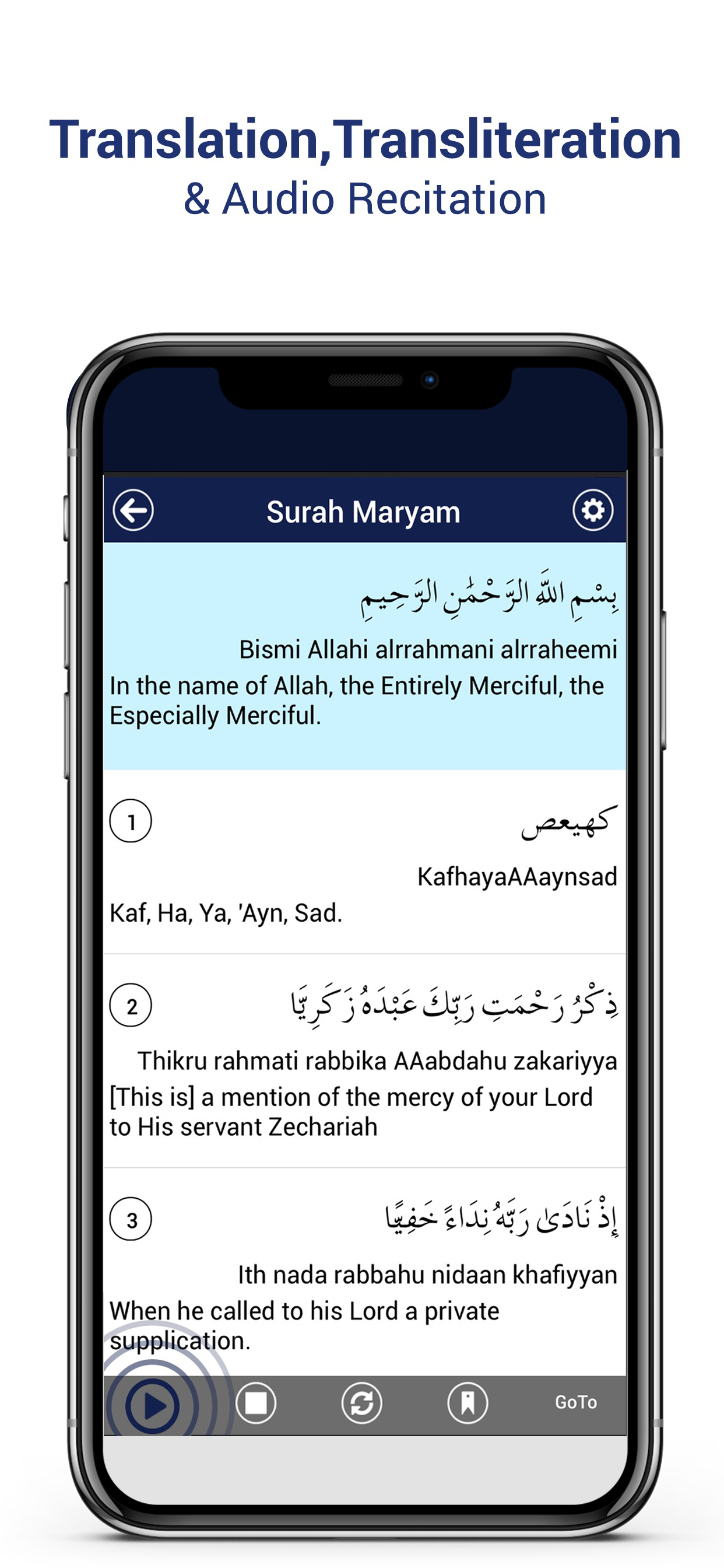 Surah Maryam - Transliteration