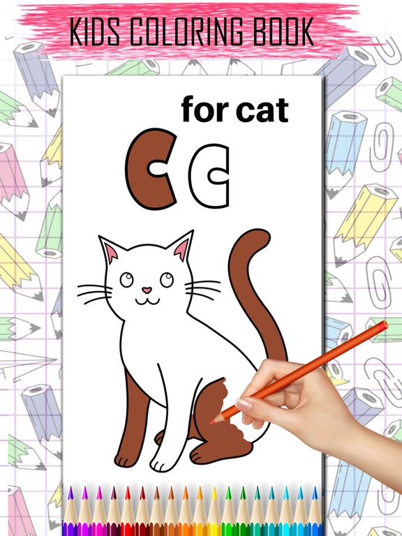 Kids Coloring book educational iPad screenshot