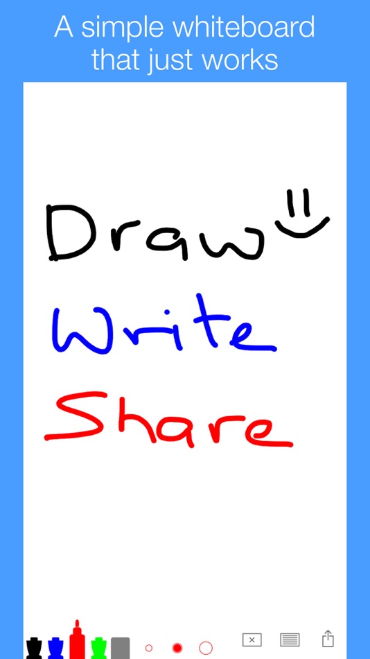 Simple Whiteboard by Qrayon - 1.6 - (iOS)
