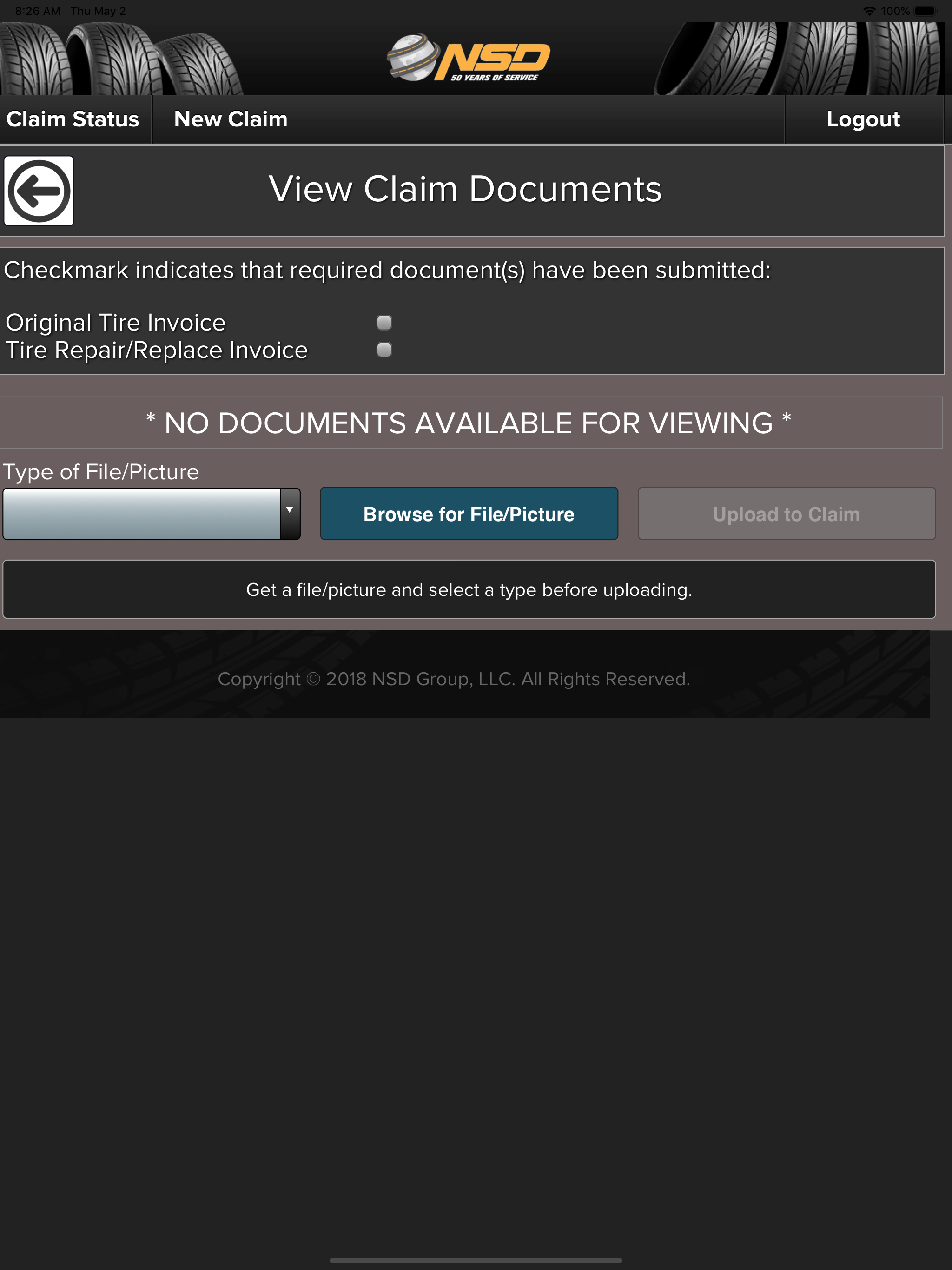 NSD TRW Claims screenshot 3