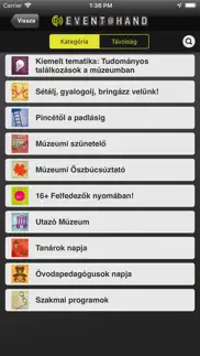 múzeumok Őszi fesztiválja iphone screenshot 4