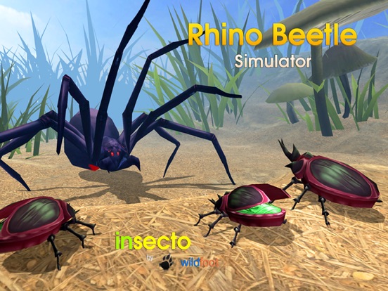 Rhino Beetle Simulator iPad app afbeelding 1