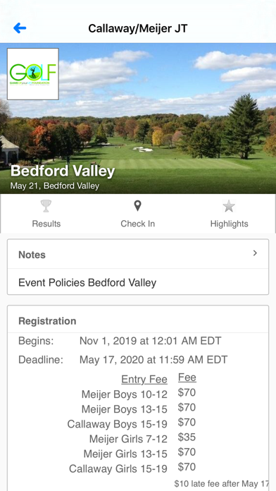 Screenshot #3 pour Callaway/Meijer - G.O.L.F
