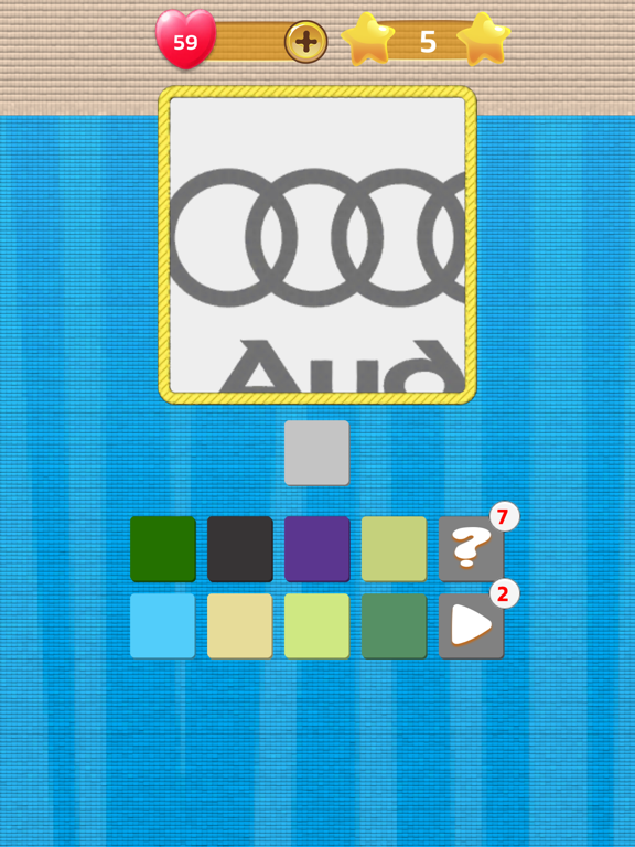 Guess the Color Brand Logo iPad screenshot