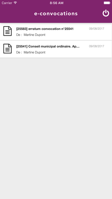How to cancel & delete E-convocations from iphone & ipad 2