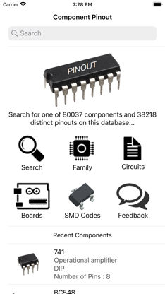Electronic Component Pinouts screenshot 1