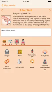 womanlog pregnancy pro iphone resimleri 2