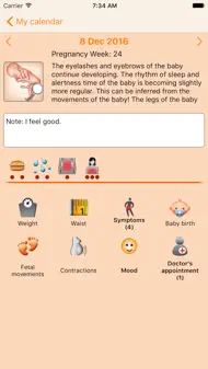 WomanLog Pregnancy Pro iphone bilder 1
