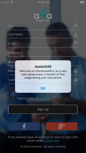 Assist4All screenshot 1