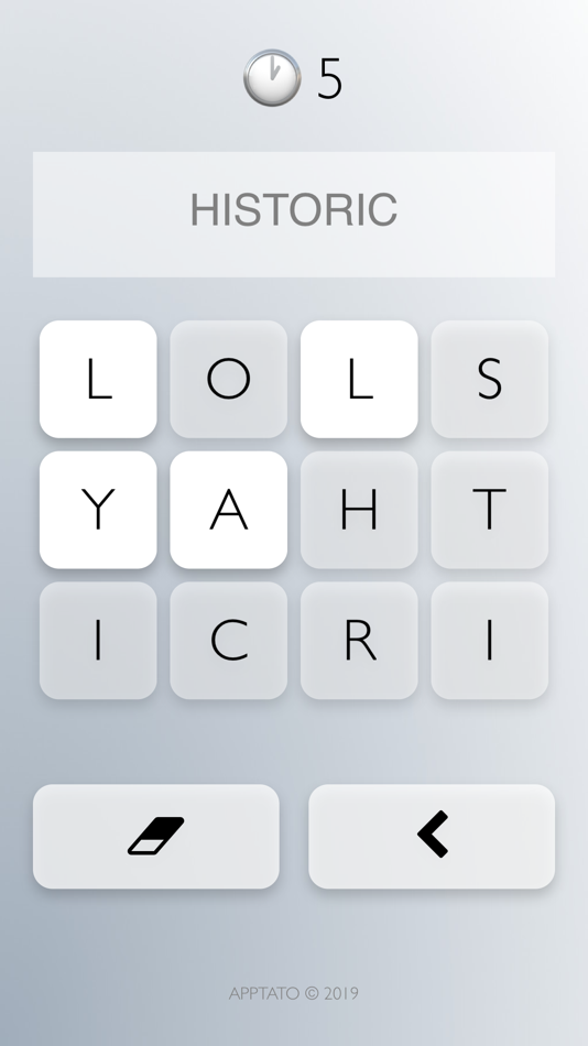 #1. Longest Word Game (iOS) 由: Peter Li
