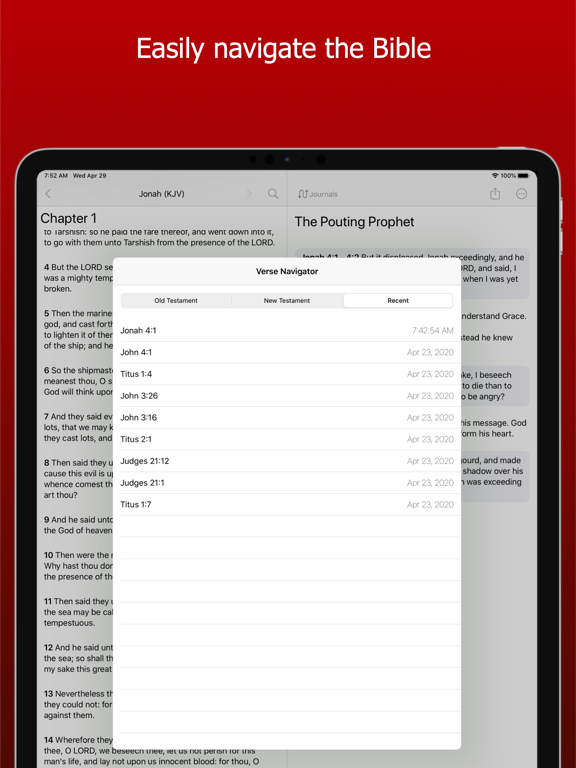 Berean Journal - grow deeper iPad screenshot 4 - Lifestyle app
