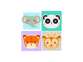 The CuteAniLabelSt is a cute label sticker which are designed with the animal