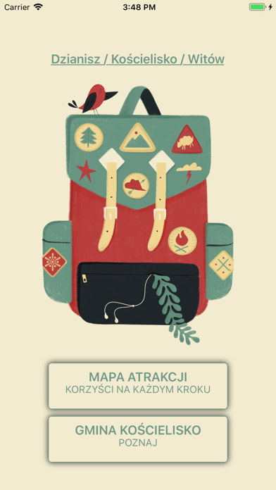 Screenshot #1 pour Mapa Atrakcji Gm. Kościelisko