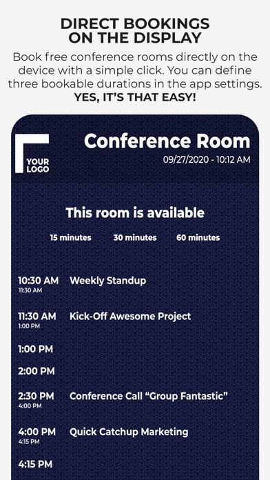Screenshot #3 pour Conference Room Display 2