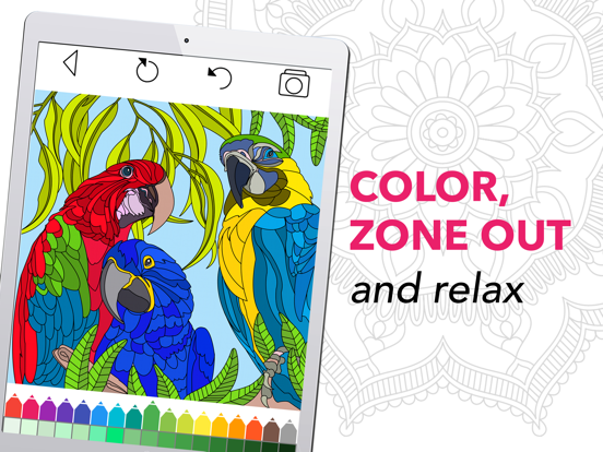 Screenshot #4 for Coloring Book for Adults +