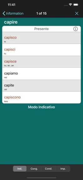 Game screenshot Italian Verbs & Conjugation L hack