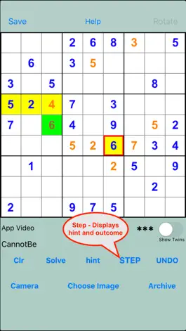 Game screenshot Camera Sudoku apk