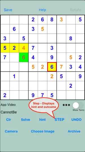 Camera Sudoku screenshot 2