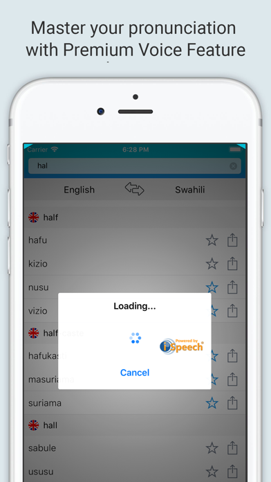 How to cancel & delete English Swahili Dictionary + from iphone & ipad 4