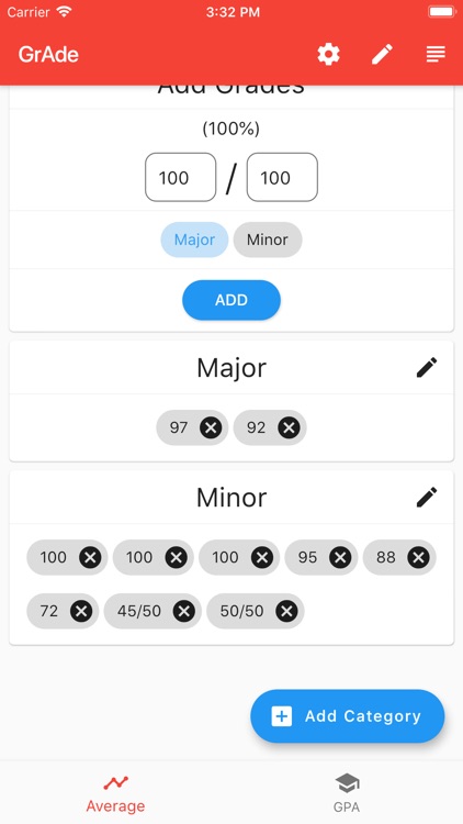 GrAde - Grade Calculator