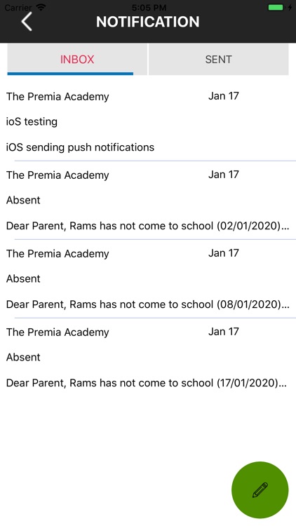 The Premia Academy Parent App