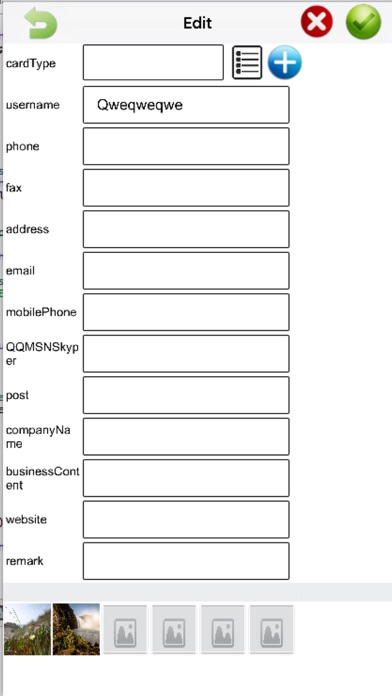 Screenshot #2 pour BusinessCard.-customer manage