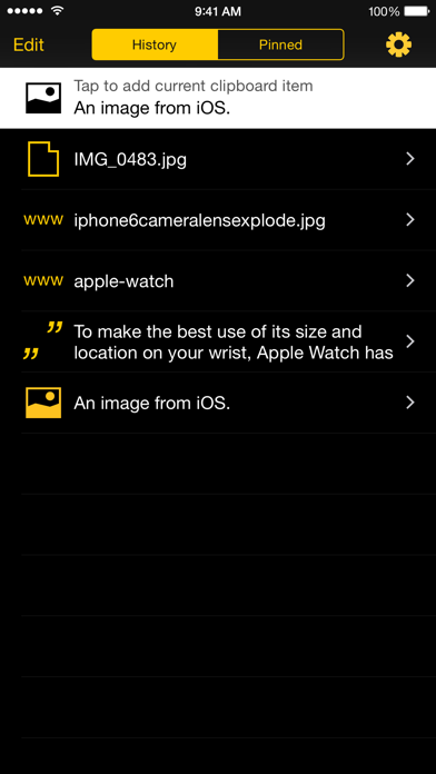 Screenshot #2 for Nice Clipboard: synced history