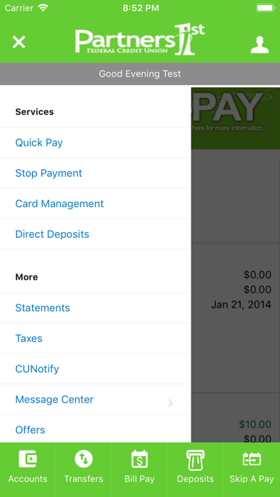 Partners 1st FCU Mobile Screenshot