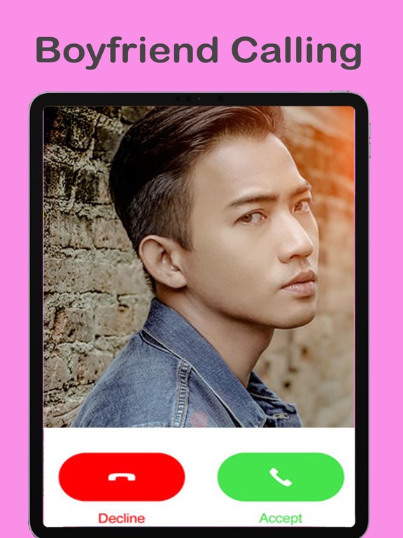 Fake Call from Boyfriend iPad screenshot 4 - Lifestyle app