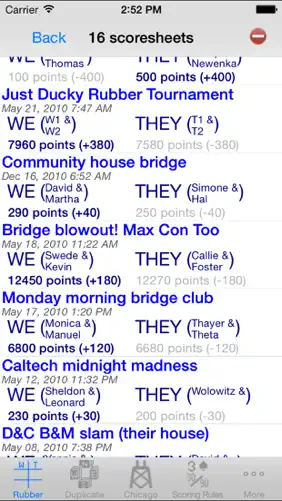 Bridge Scorepad screenshot 4