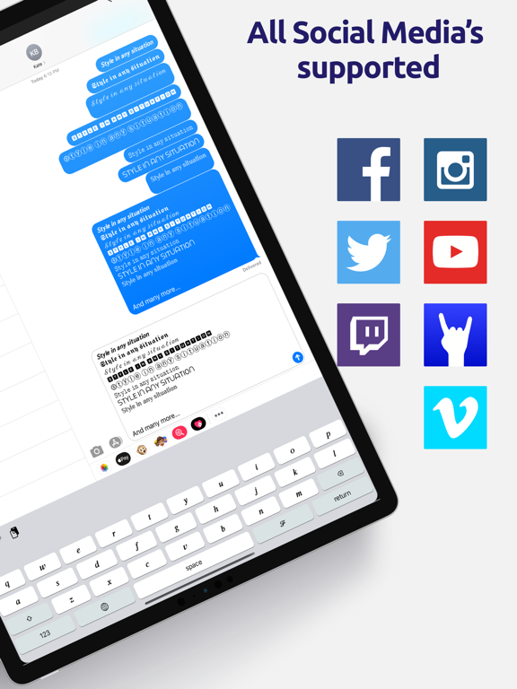 Screenshot #4 pour Fonts + Emoji Fancy Keyboard