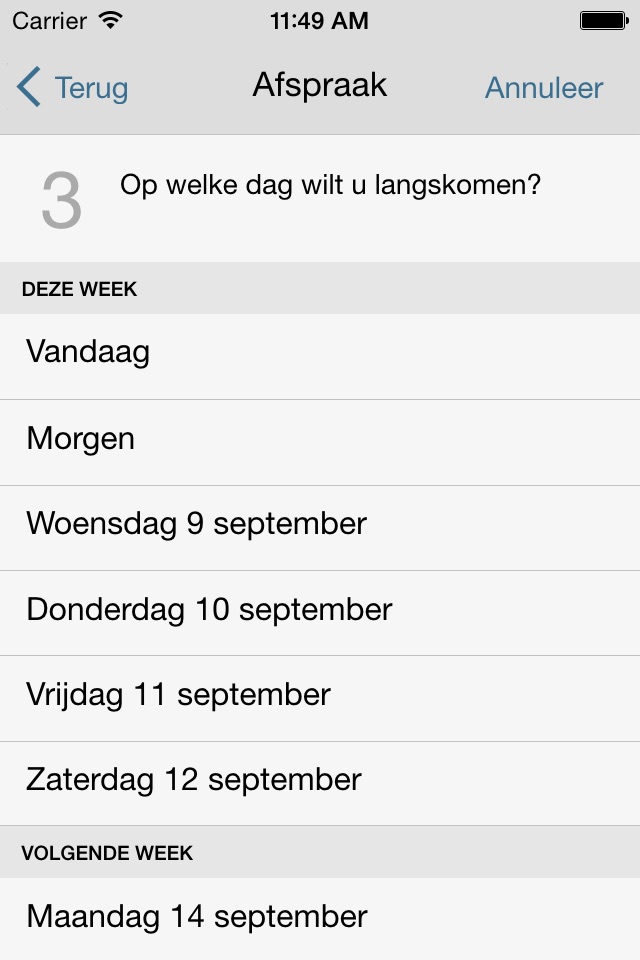 Van Pelt Kappers screenshot 3