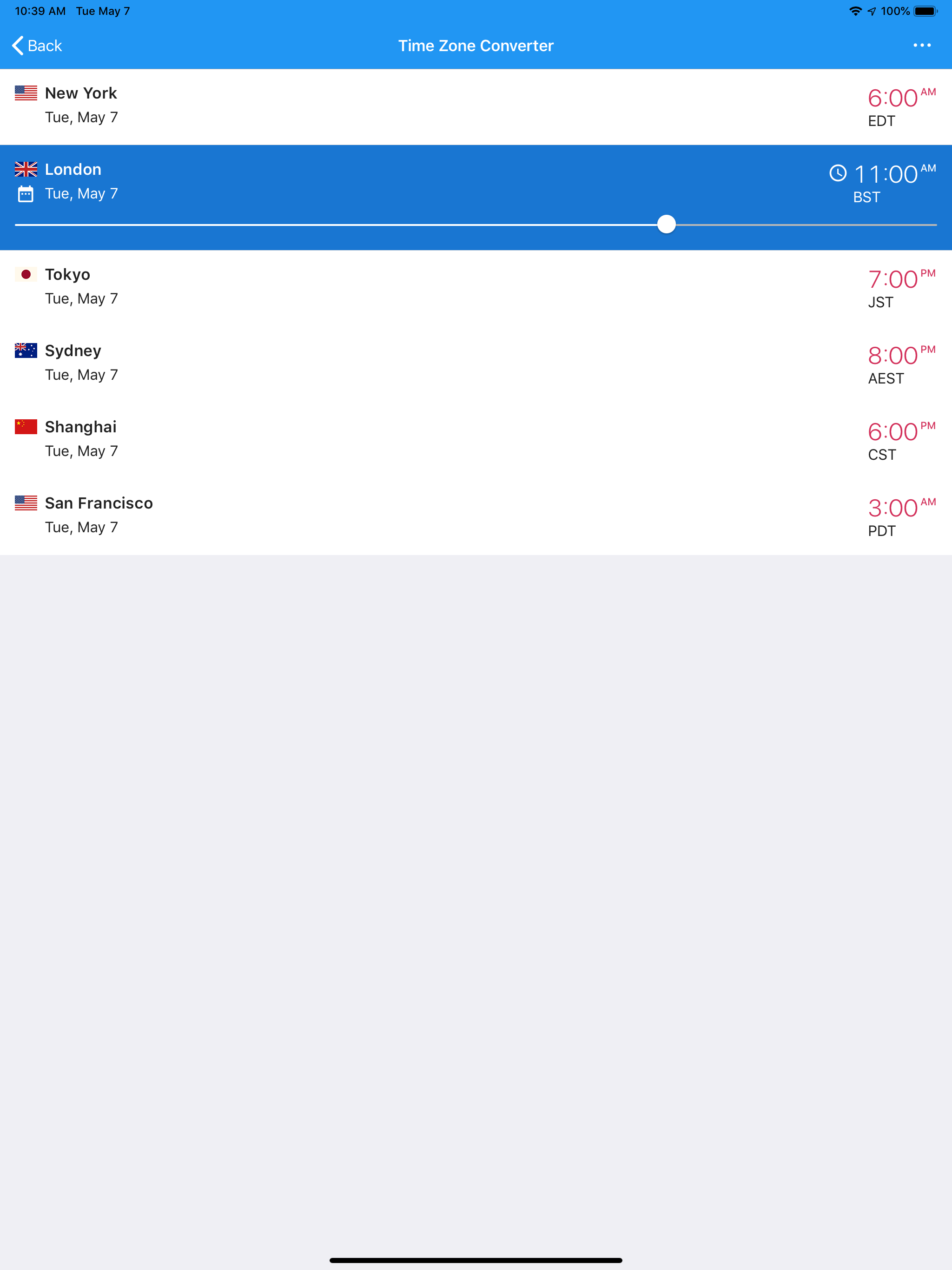 World Clock by timeanddate.com screenshot 8