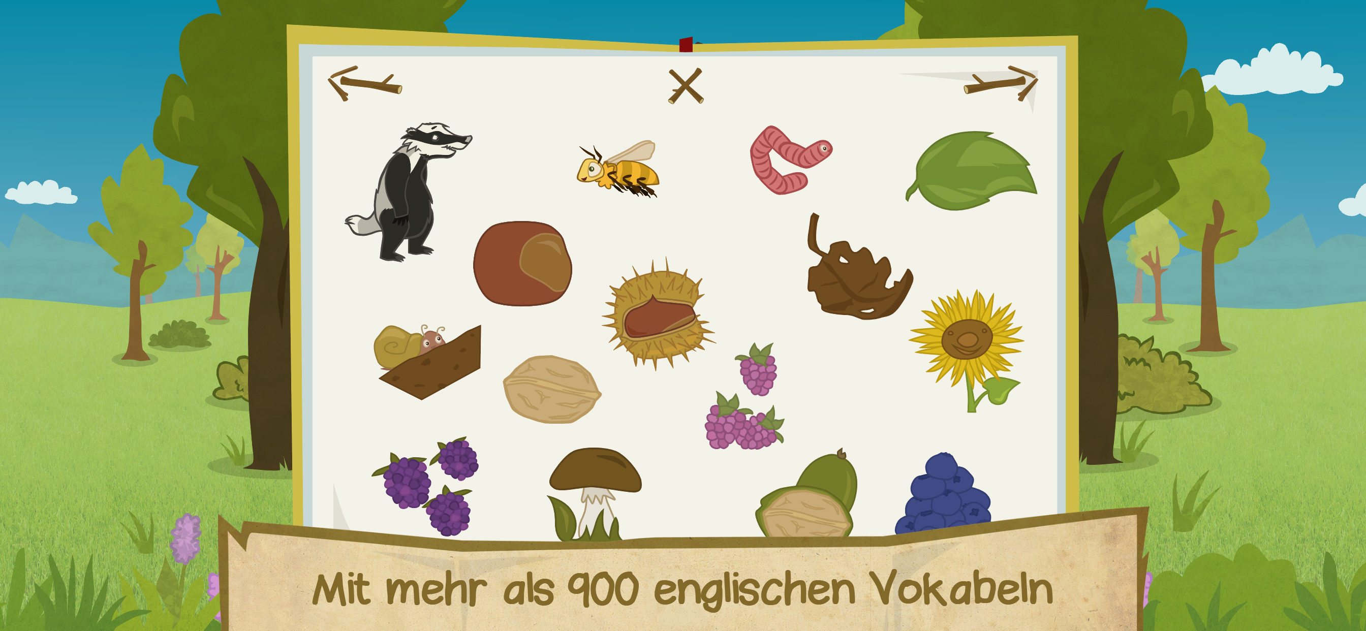 Squirrel & Bär lernen Englisch