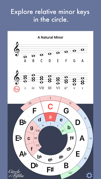 Screenshot #2 pour Circle of Fifths, Opus 1