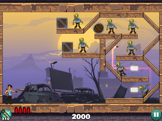 Stupid Zombies iPad app afbeelding 4