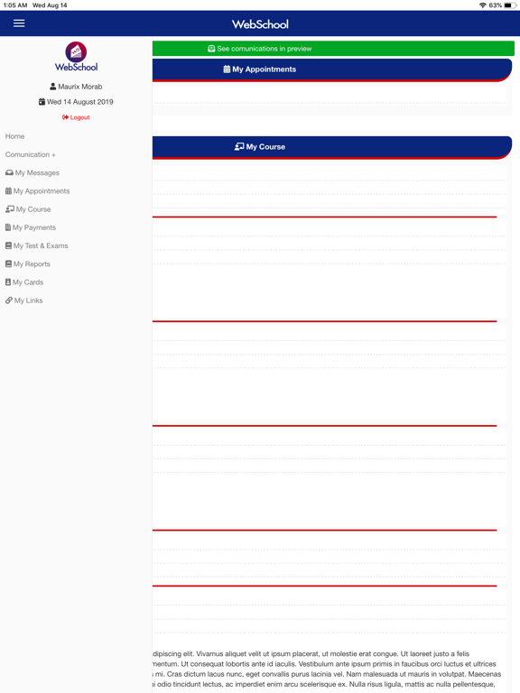 Screenshot #6 pour WebSchool