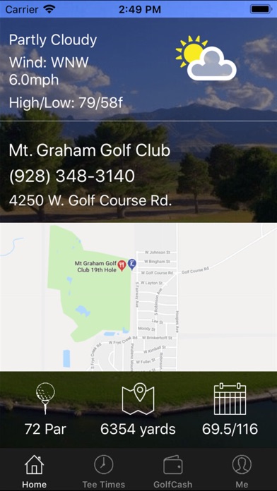 Screenshot #3 pour Mt. Graham Golf Tee Times