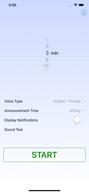 Voice Over Clock