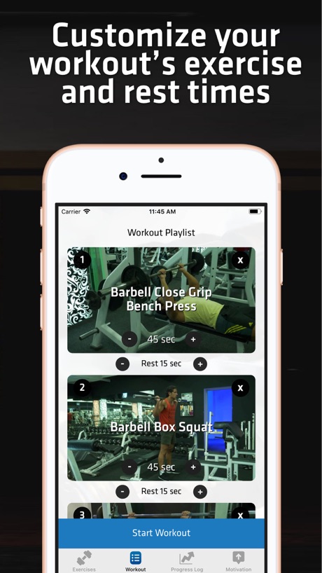 HIIT Gym Workout for Men screenshot 3