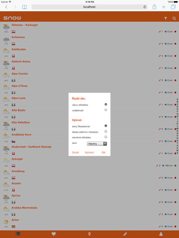 Screenshot #4 pour Snow Reporter