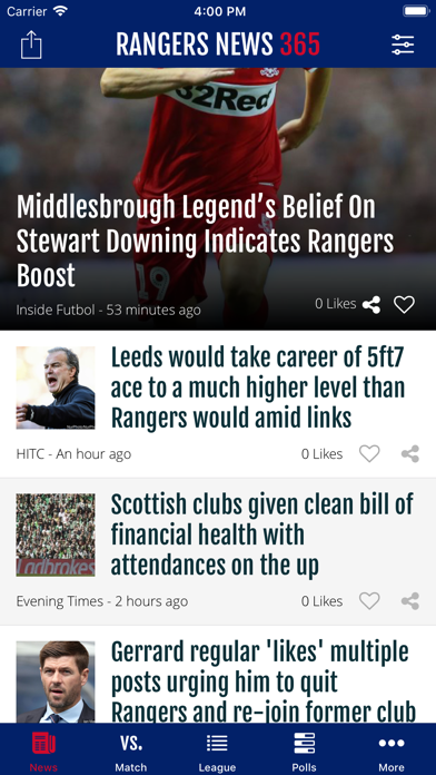 Rangers News 365 Screenshot