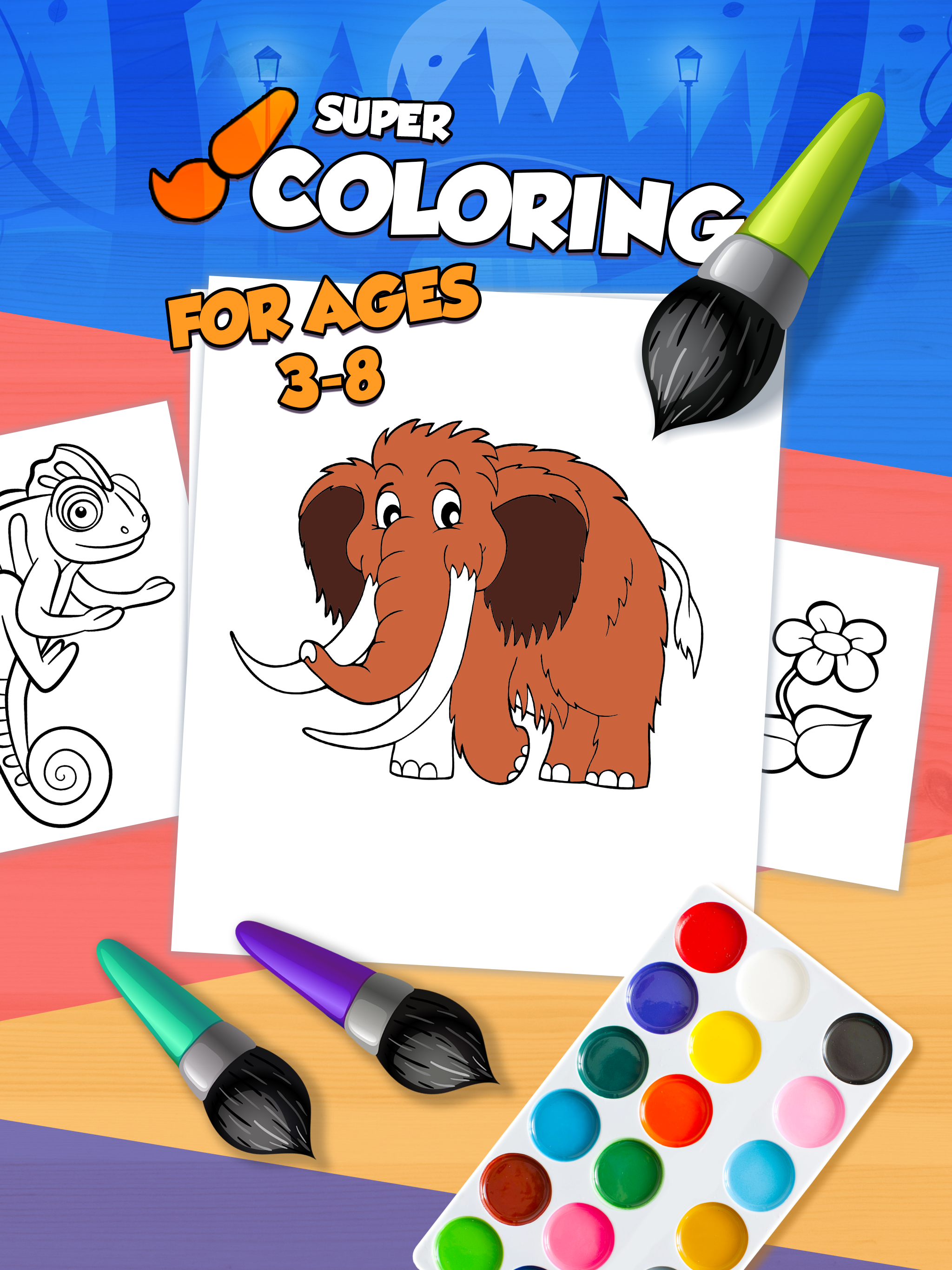 Kids Coloring Book Baby Learn screenshot 5
