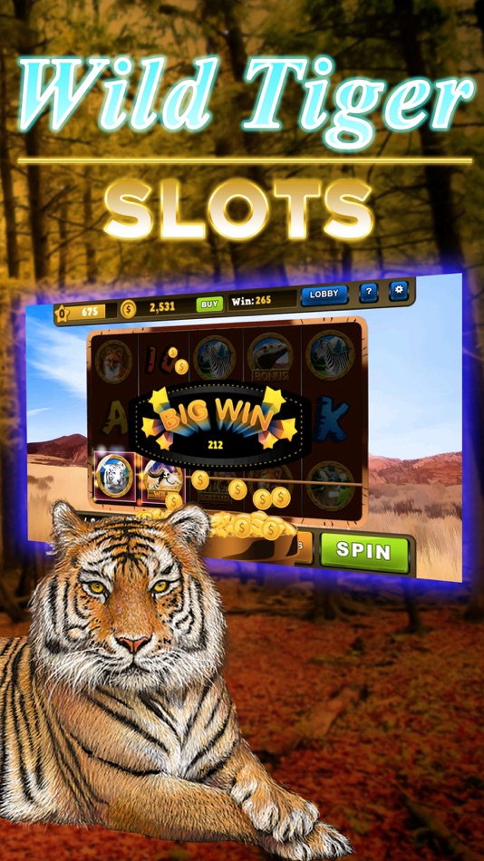 Wild Tiger Slots Machine Games - 2.1 - (iOS)